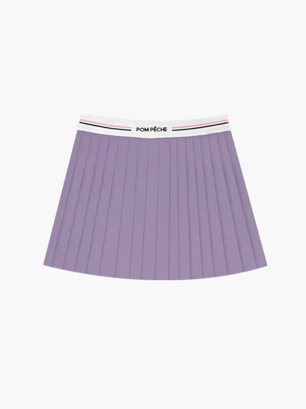 Ave 2-in-1 Lavender Purple Pleated Tennis Skirt